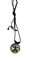 PUERTO RICO BORICUA COQUI TAINO UNISEX ADJUSTABLE NECKLACE PENDANT SOUVENIR