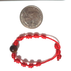 Baby Bracelet Tiger’s Eye In Red String