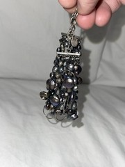 VTG Chan Luu 5 Strand Multicolor Freshwater Pearl & Sterling Silver Bracelet 925
