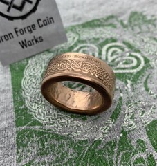 1oz Celtic Lore .999 Copper Coin Ring Celtic Knot Irish Ireland Scottish