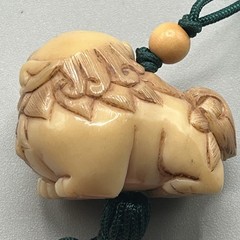 Tagua Nut Pendants 5 Available Face, Lion, Dog, Fish, Chinese Lion Your Choice