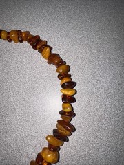 Natural Baltic Amber Honey, Butterscotch & Deep Cognac Necklace 20″ -66.3g