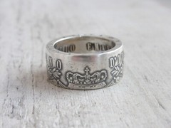 Italian Silver Coin Ring – Handmade Rings from Coins – Jewelry – Italian jewelry