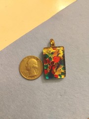 Authentic Murano Glass Pendant 1×1 Inch