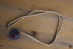 Kauai Creations Blue Fire Sea Glass Necklace