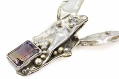 Donald Markz Sterling Ametrine Modernist Brutalist Studio Artisan Parure Set