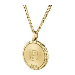 Boss Men Necklace Pendant 1580842 Stainless Steel 60cm Compass Motif Gold