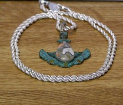 Maligano Jasper Necklace Set In Green Gilded Brass Accented W/Mexican Fire Opal