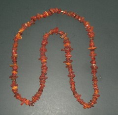 32″ Rustic Baltic Amber Stone Necklace Without Clasp – Raw Unpolished Succinite
