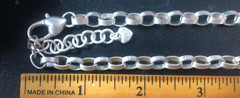 Brighton silver tone chain Necklace – 34 inches long