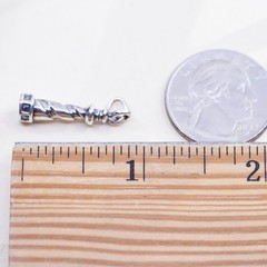 Vintage sterling silver charm, 925 lighthouse pendant