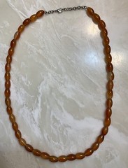 Gorgeous Carnelian Gemstone Bead 20” Necklace