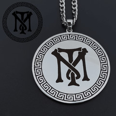 Pendantify Logo Text Engraved Necklace Pendant Charm Locket | Logo Necklace