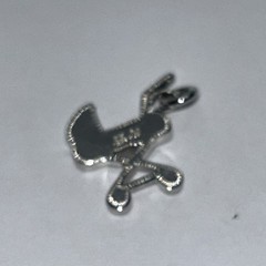New Sterling silver handmade charm pendant, 925 baby stroller cart