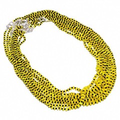 244.2 Ct. Natural Ethiopian Opal Black Spinel Smooth Beads Necklace 16″ A-2362