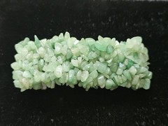Multi Color Polished Stone Chip Necklace Stretch Cord Green Gemstone Bracelet