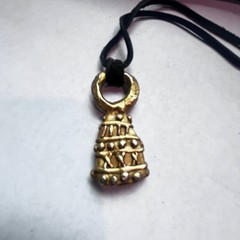 vermeil amulet Pendant Necklace handmade sterling silver Sara samoiloff NYC