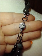Black Labradorite Handknotted Layered Necklace