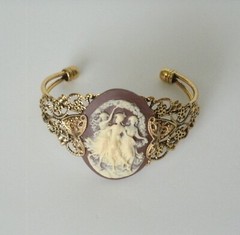 Three Muses Victorian Art Nouveau Edwardian Art Deco Renaissance Bracelet