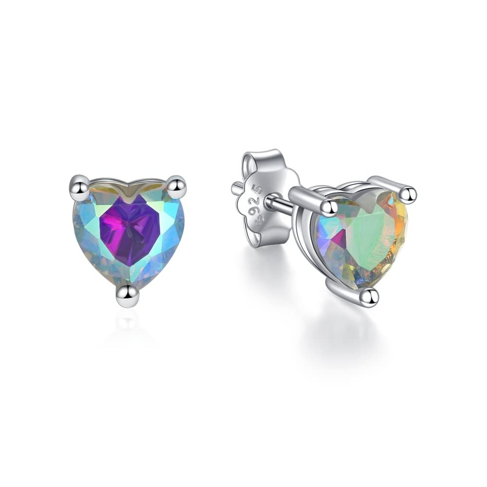 Titanium Heart Earrings for Women Girls Hypoallergenic Pure Titanium Implant …