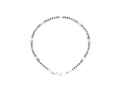 3mm Navajo Pearls Bracelet, .925 Sterling Silver Navajo Pearls Beaded Jewelry
