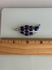 Lapis Lazuli Teardrop Pendant | Sterling Silver | A816