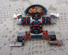 LIZTECH 2000 Tolima / Panche BROOCH Artisan Pin