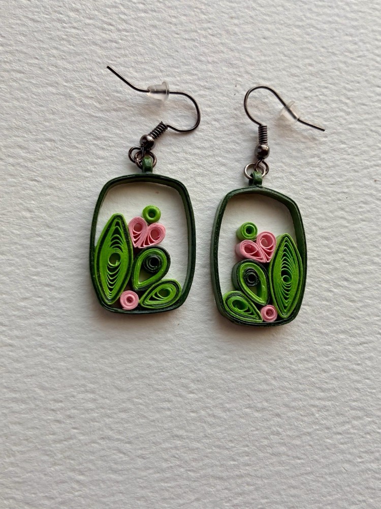 Paper Quilling Earrings