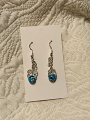 Woman’s Hand Crafted Earrings By Earth Dreams Sterling Silver 1.5 Inch