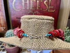 Genuine Red CORAL VERTEBRAE BRANCHES & TURQUOISE Necklace- Sterling Silver Clasp
