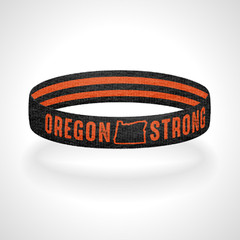 Reversible Oregon Strong Wristband Bracelet Oregon Bracelet