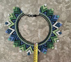 Beaded Necklace, Handmade by Indigenous Women In Colombia