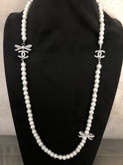 Floral women’s pearl enamel metal necklace (32 Styles)