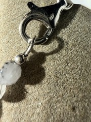 Natural Tourmilated Quartz Bead Necklace & Bracelet Coin & Round Beads 925 Clasp