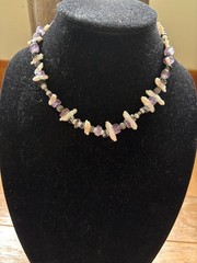 Handmade Pearl Necklace with Sterling Silver clasp