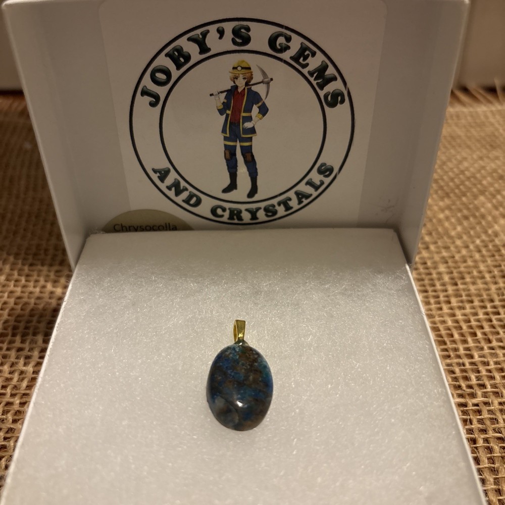 Chrysocolla Gemstone Pendant