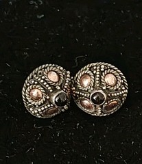 Sterling Silver Stud Earrings, Stamped 925