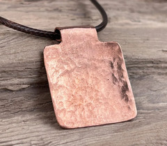 1 Pc Pure Copper Healing Square Pendant Locket, Jewelry, Spiritual Kriya