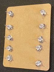 Handmade Flower Earrings Stud Hypoallergenic Daisy Sunflower Ray Flowers 5pc Set