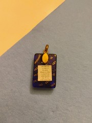 Authentic Murano Glass Pendant 1×1 Inch