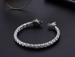 Wolves Of Odin Viking Bracelet | Norse Jewelry | Fenrir Wolf | Viking Jewelry