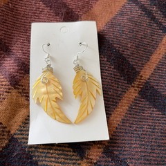 Woman’s Hand Crafted Earrings By Earth Dreams Sterling Silver 2 1/4 Inch