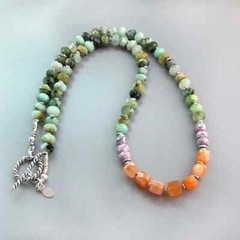 djs Sundance Azurite Sapphire Carnelian Sterling Silver Necklace Boho Lk Catalog