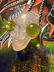 Alien Gray Heady Glass Pendant (Pink Lemonade, Limeade)