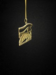 Eye of Horus Protection Pendant — Ancient Egyptian Wadjet Amulet Handmade