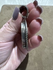 Vintage JSVR Jacqueline Smiley Western Vintage 950 Silver Large Cowboy Pendant