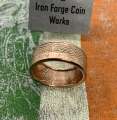 1oz Celtic Lore .999 Copper Coin Ring Celtic Knot Irish Ireland Scottish