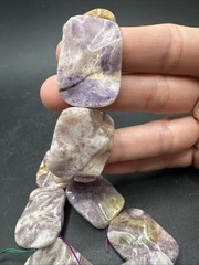Natural Purple Sugilite Beads Crystal From S Africa 13 Pieces Jewelry Making