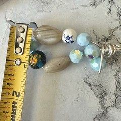 Pendant Glass Beads Colorful Elaborate Wire Wrapped Stones Multimedia 1600 Y