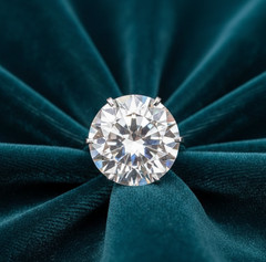 20Ct Certified White Diamond Solitaire Ring ! No Tariffs , Free Diamond Studs